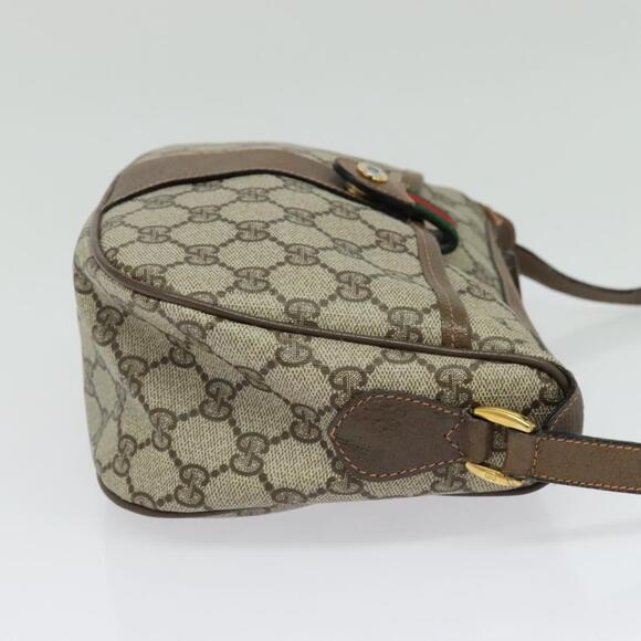 GUCCI GG Supreme Web Sherry Line Shoulder Bag Pvc Beige 89 02 032 - Picture 5 of 16